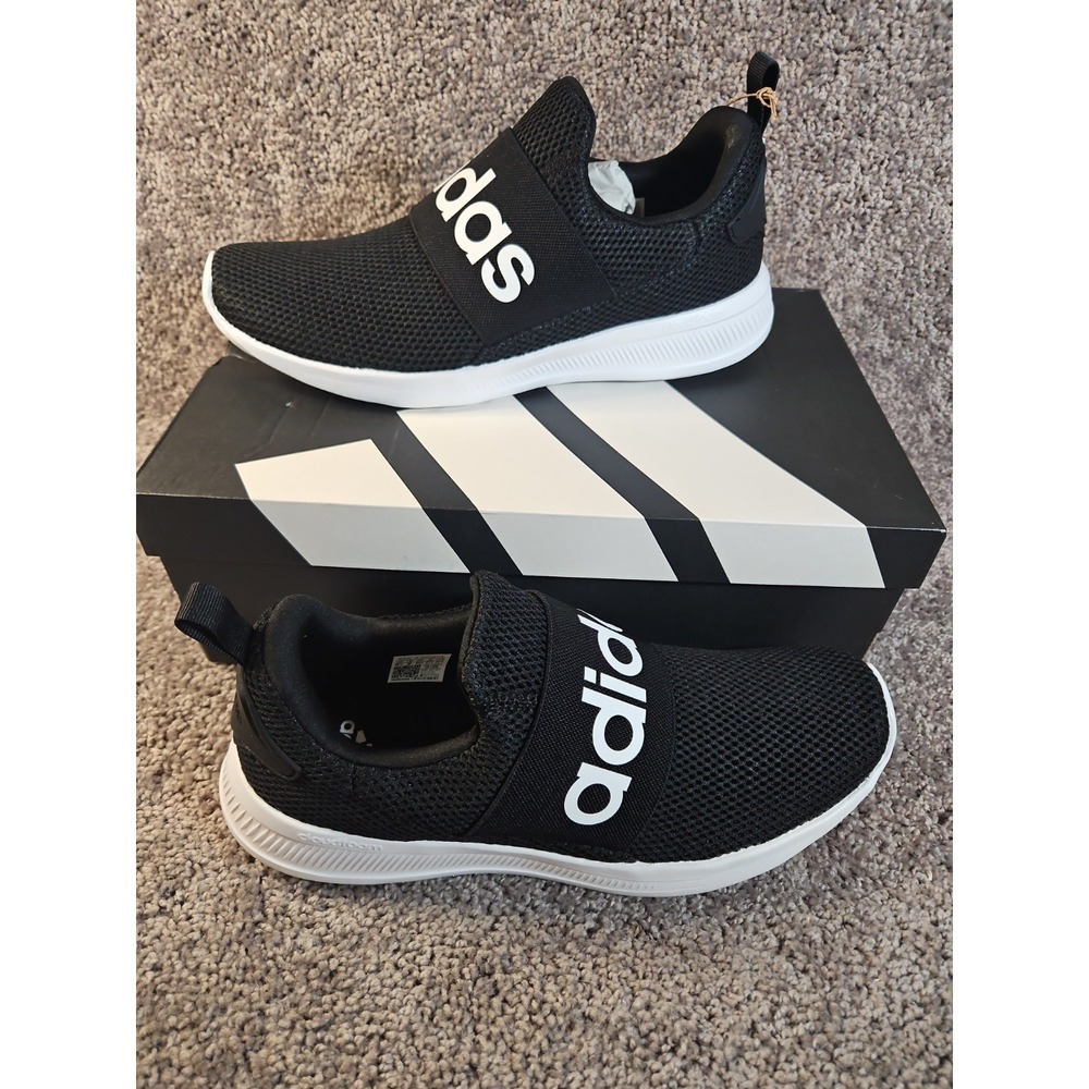 Adidas Lite Racer Adapt 4.0 Slip On Men's Shoes HO4343   Black /  White Size 9.5